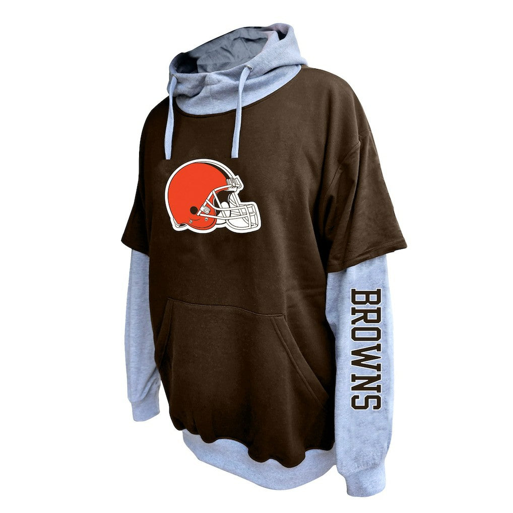 Cleveland Browns Fanatics Big & Tall Twofer Pullover Hoodie