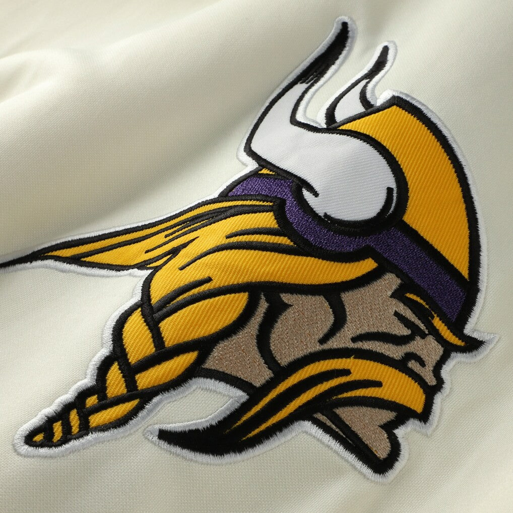 Minnesota Vikings  Profile Big & Tall Chest Print and Logo Short Sleeve Pullover Hoodie