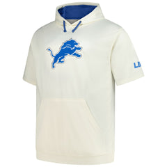 Detroit Lions  Profile Big & Tall Chest Print and Logo Short Sleeve Pullover Hoodie