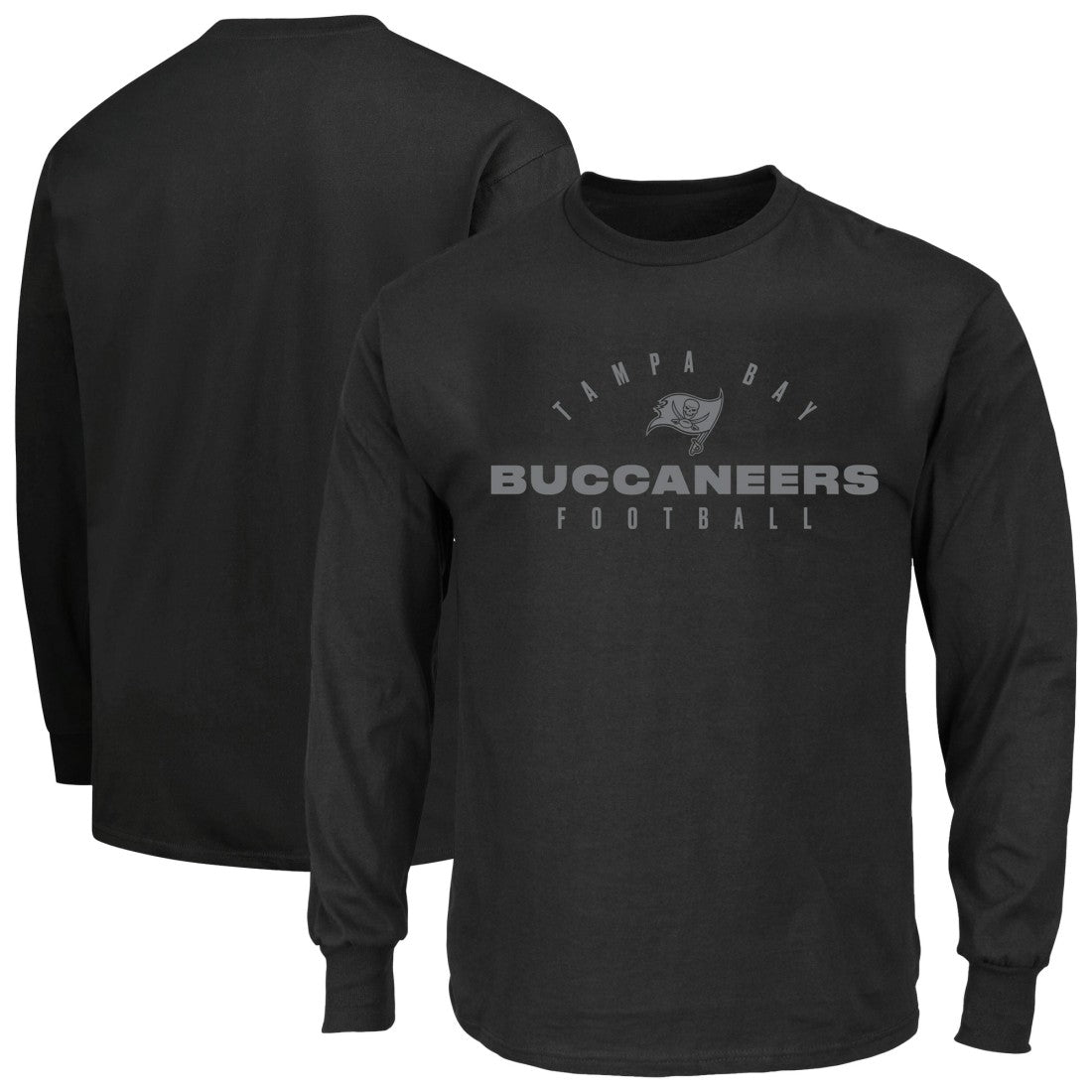 Tampa Bay Buccaneers Fanatics Big & Tall Coverage Scheme Long Sleeve T-Shirt