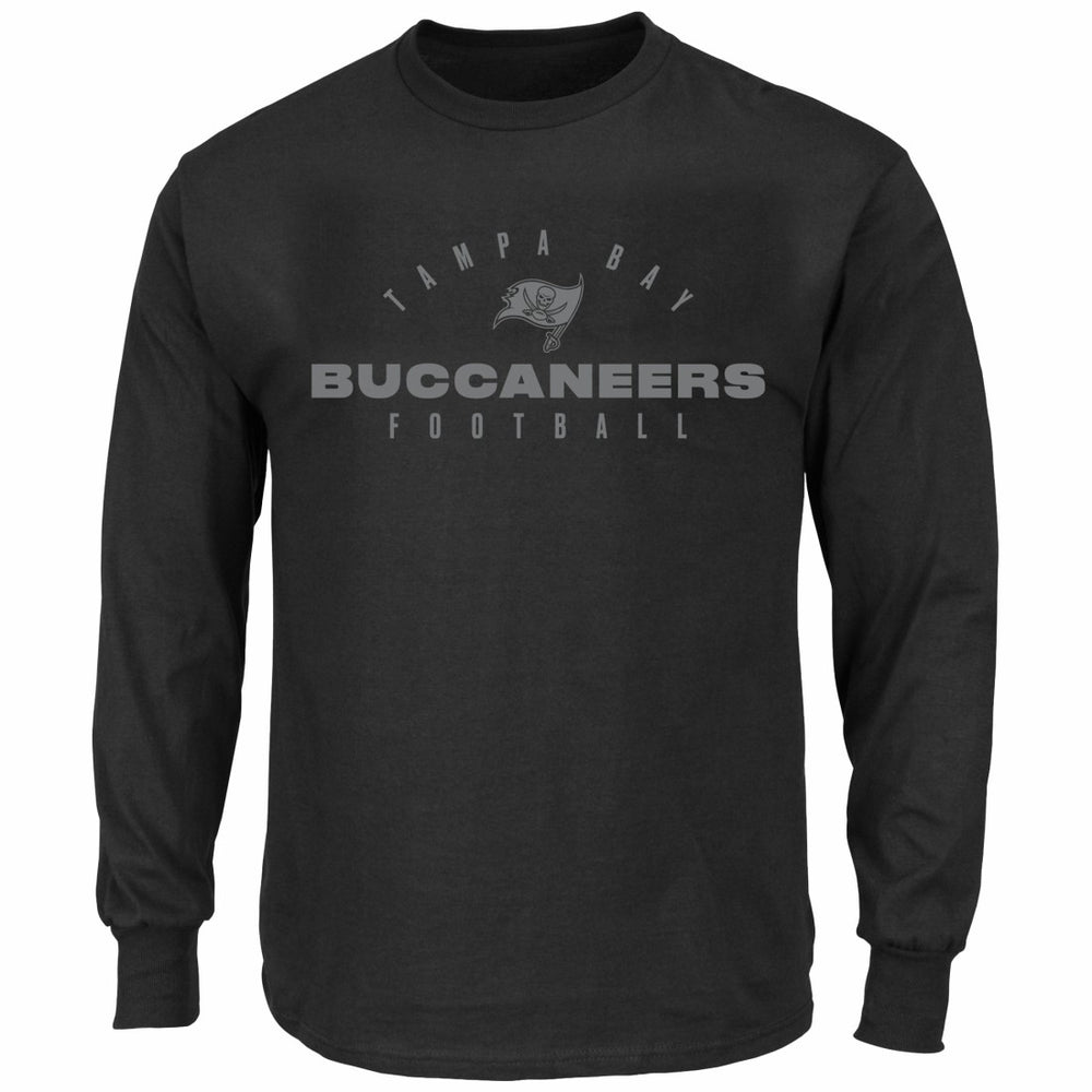 Tampa Bay Buccaneers Fanatics Big & Tall Coverage Scheme Long Sleeve T-Shirt