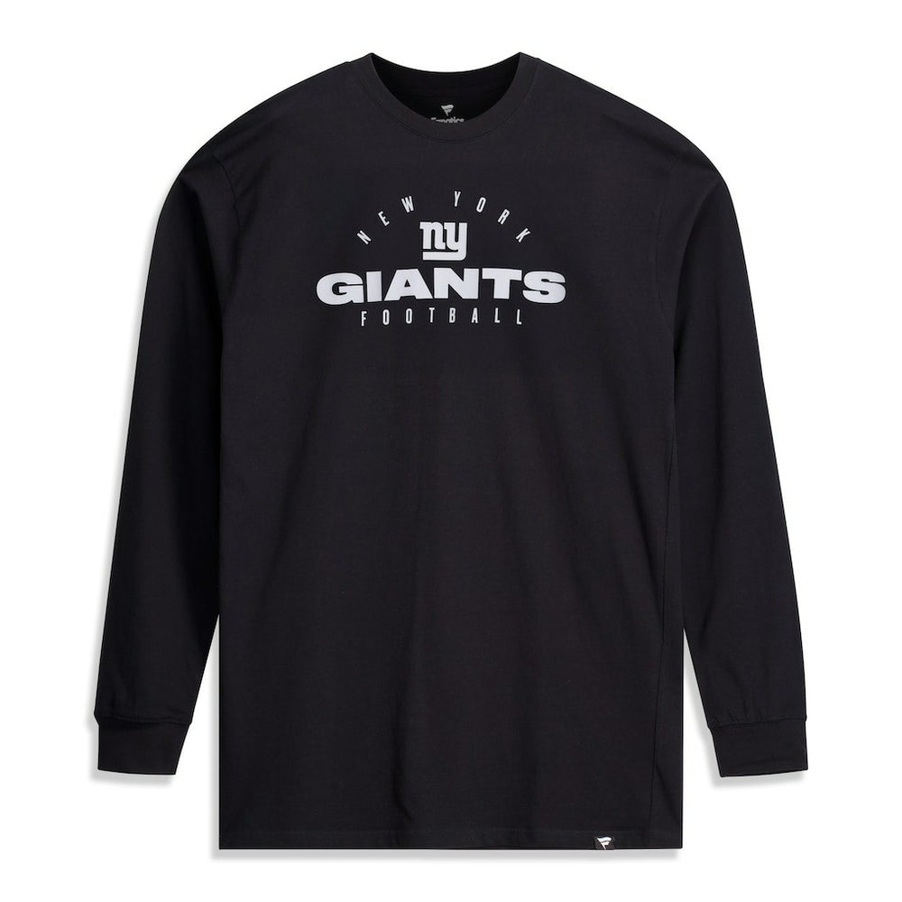 New York Giants Fanatics Big & Tall Coverage Scheme Long Sleeve T-Shirt