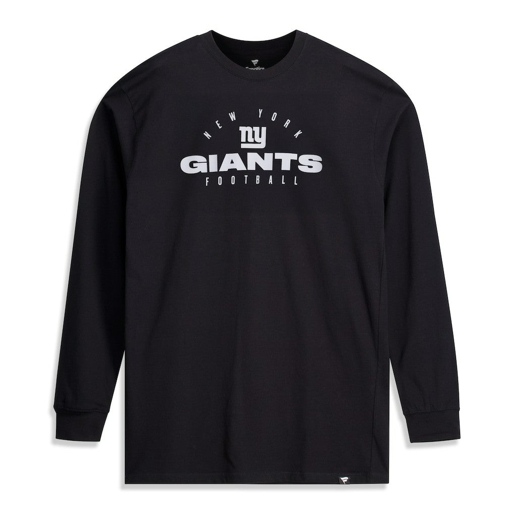 New York Giants Fanatics Big & Tall Coverage Scheme Long Sleeve T-Shirt