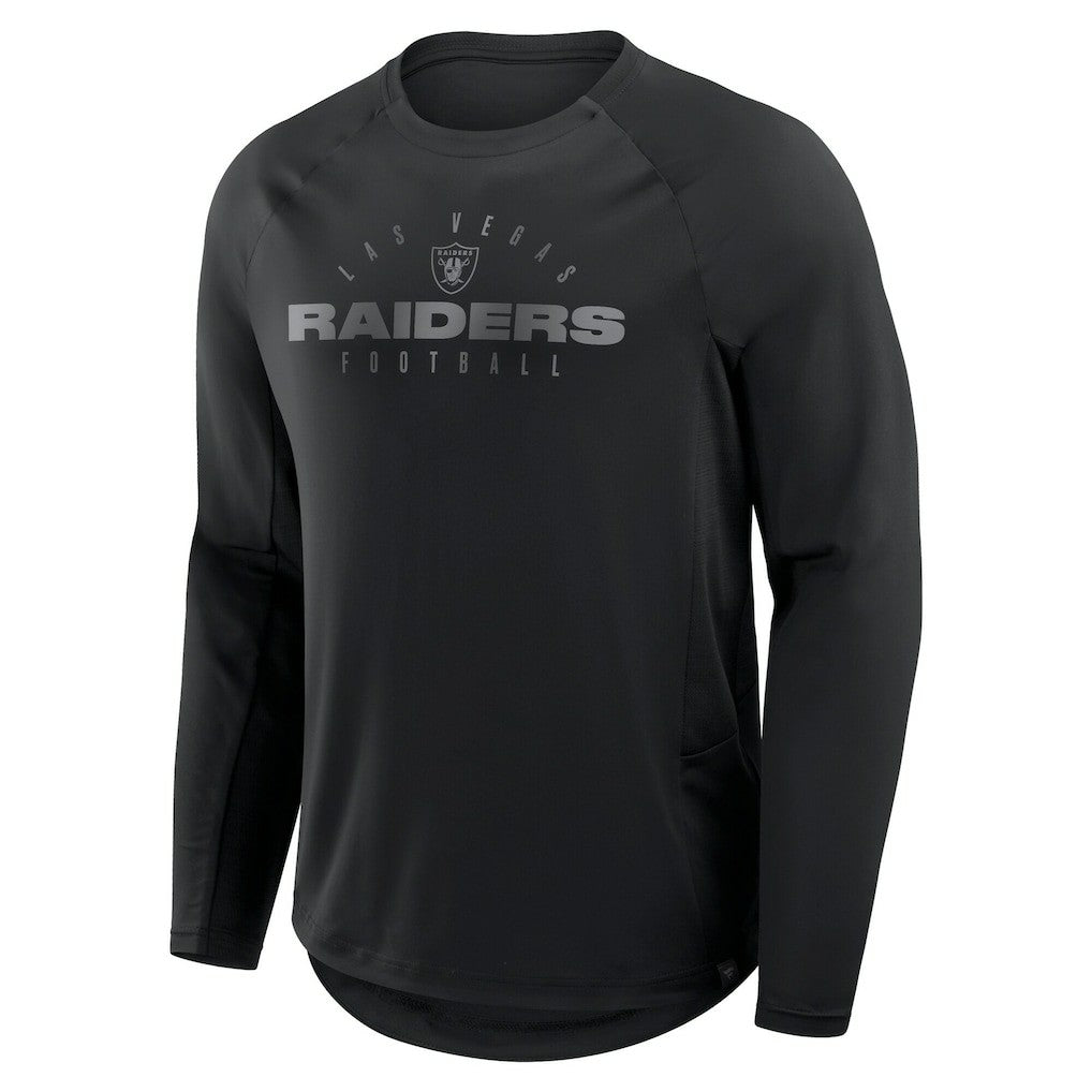 Las Vegas Raiders Fanatics Big & Tall Coverage Scheme Long Sleeve T-Shirt