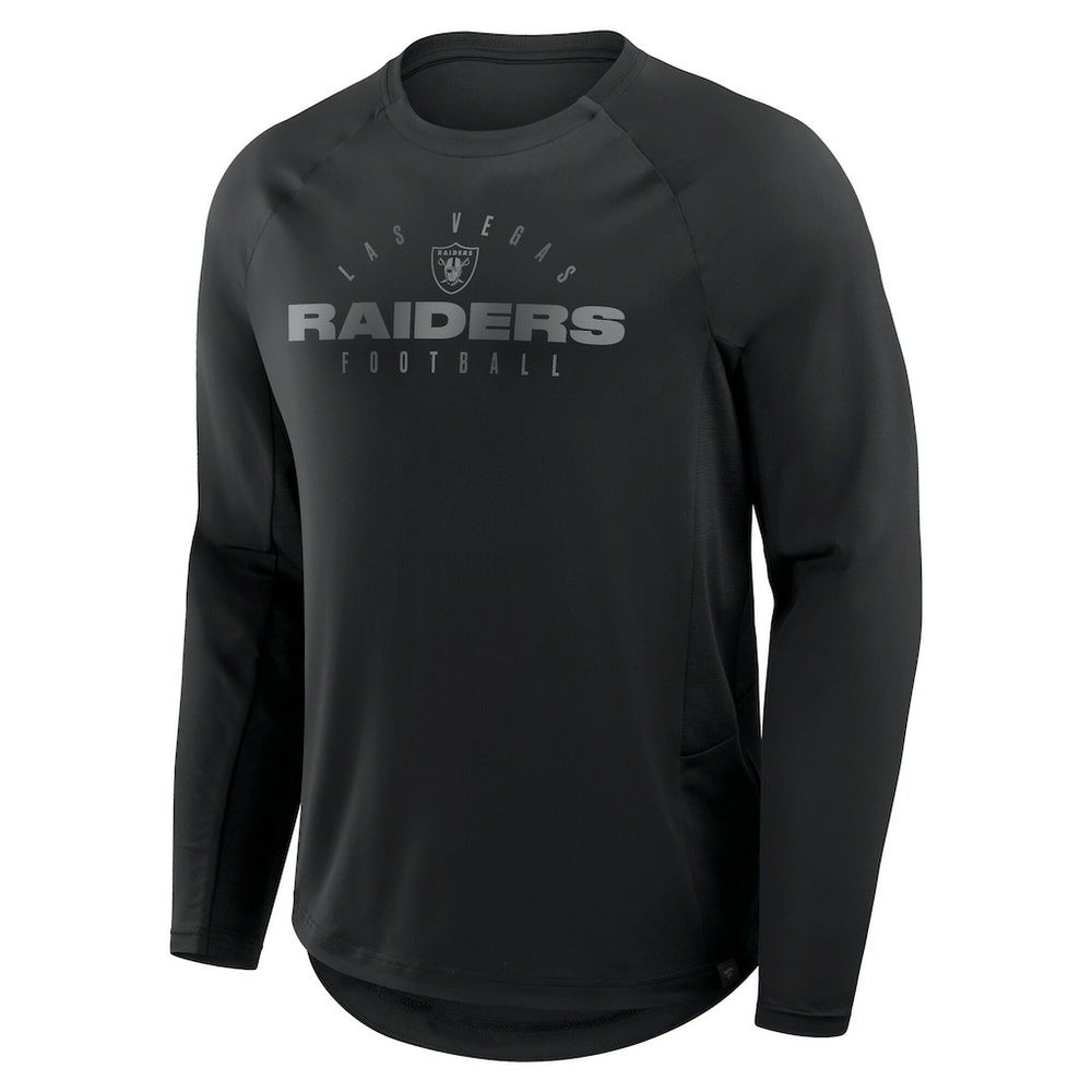 Las Vegas Raiders Fanatics Big & Tall Coverage Scheme Long Sleeve T-Shirt