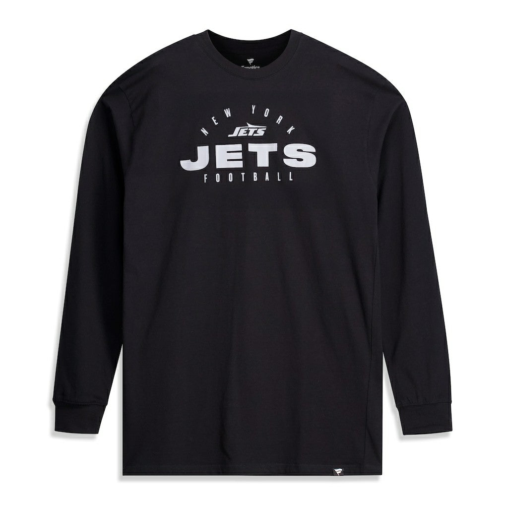 New York Jets Fanatics Big & Tall Coverage Scheme Long Sleeve T-Shirt