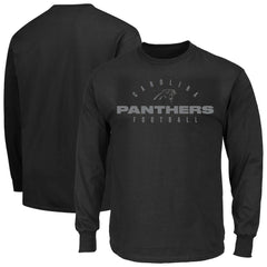 Carolina Panthers Fanatics Big & Tall Coverage Scheme Long Sleeve T-Shirt
