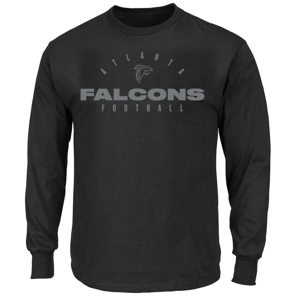 Atlanta Falcons Fanatics Big & Tall Coverage Scheme Long Sleeve T-Shirt