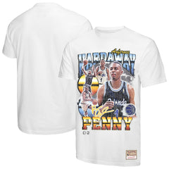 Penny Hardaway Orlando Magic Hardwood Classics Commemorative Player Collage T-Shirt On Sale