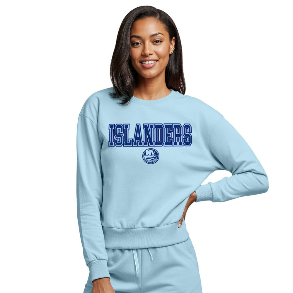 New York Islanders Concepts Sport Women's Tonal Pullover Sweatshirt For Sale