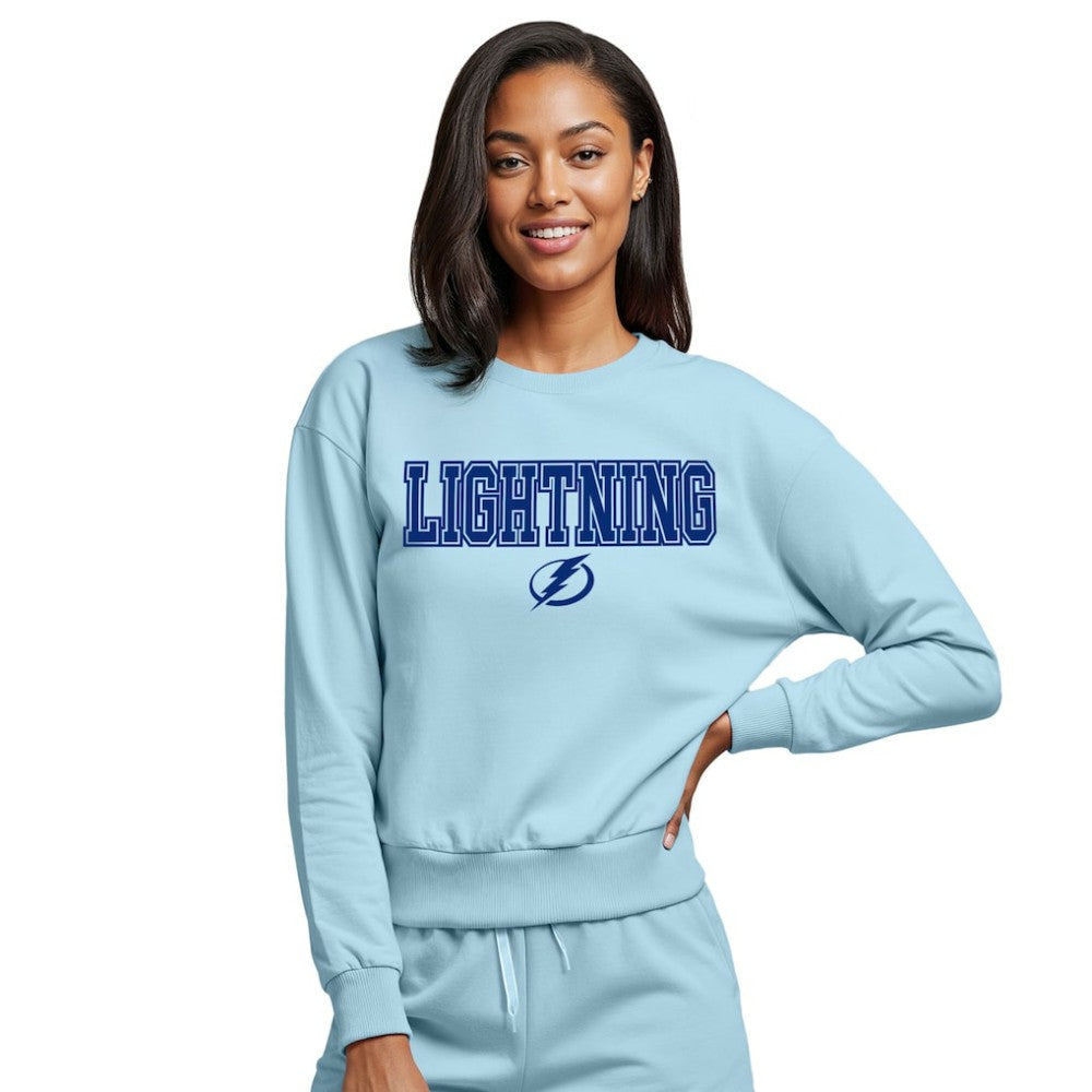 Tampa Bay Lightning Concepts Sport Women's Tonal Pullover Sweatshirt Sale