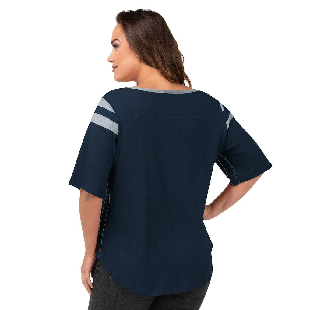 Dallas Cowboys  G-III 4Her by Carl Banks Women's Plus Size Linebacker T-Shirt