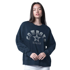 Dallas Cowboys  G-III 4Her by Carl Banks Women's Oversized Feud Sweatshirt