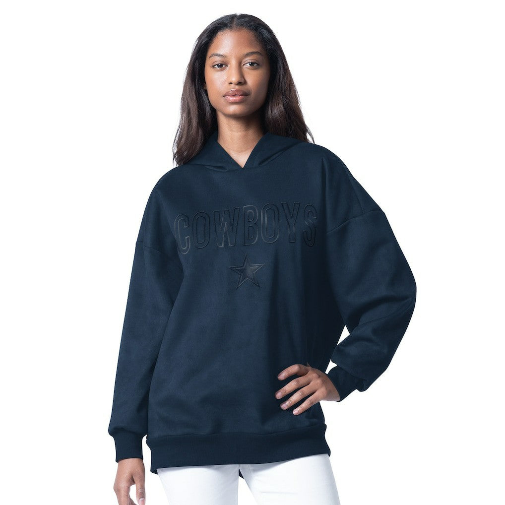 Dallas Cowboys  G-III 4Her by Carl Banks Women's Best Hitter Oversized Tunic Pullover Hoodie