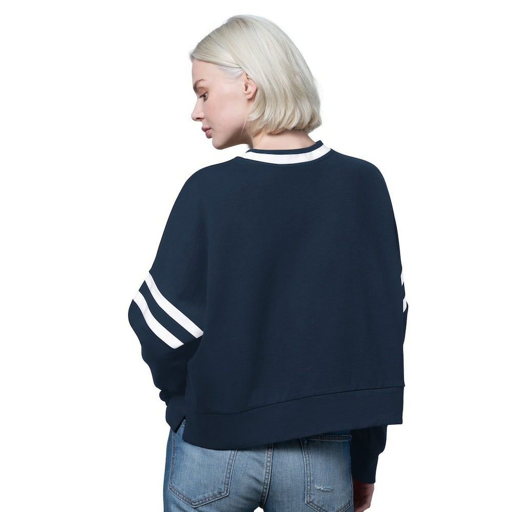 Dallas Cowboys  Starter Women's Rally Drop Shoulder Cropped Sweatshirt