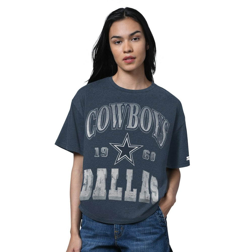 Dallas Cowboys  Starter Women's Oversized Hall of Fame T-Shirt