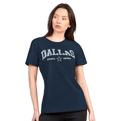 Dallas Cowboys  G-III 4Her by Carl Banks Women's Super-Slim Lightweight Winning Crew T-Shirt