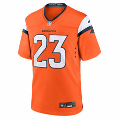 Denver Broncos Nike Jahdae Barron  2025 NFL Draft First Round Pick Game Jersey