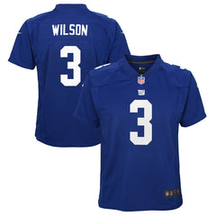 New York Giants Nike Russell Wilson  Youth Game Jersey