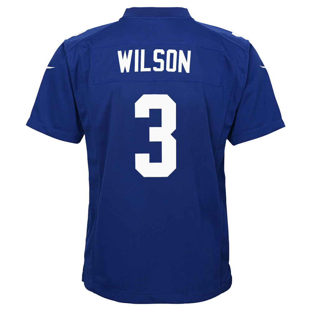 New York Giants Nike Russell Wilson  Youth Game Jersey