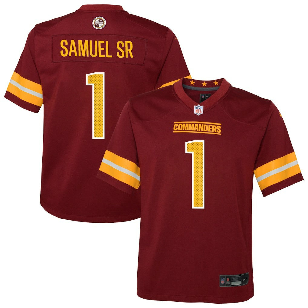 Washington Commanders Nike Deebo Samuel Sr  Youth Team Game Jersey