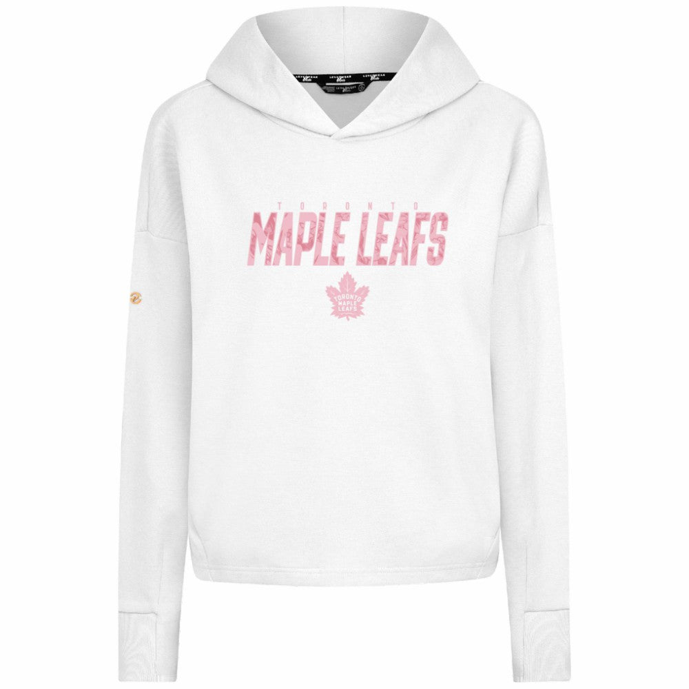 Toronto Maple Leafs Levelwear Women's Mother's Day Sweet Floral Pullover Hoodie Outlet