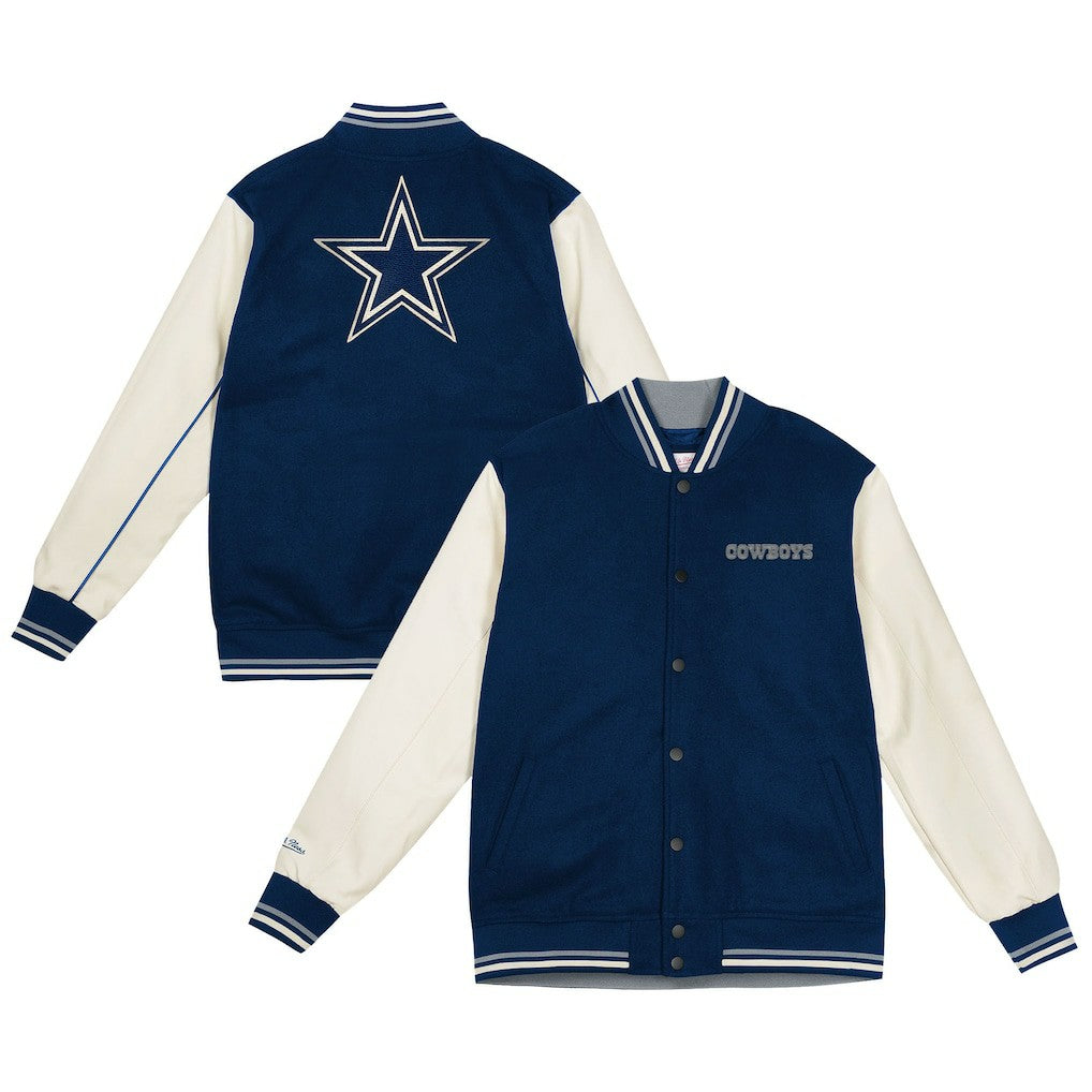 Dallas Cowboys Mitchell & Ness Youth Full-Snap Varsity Jacket