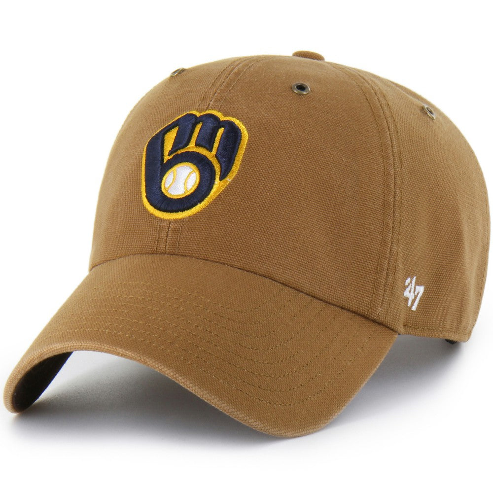 Milwaukee Brewers Carhartt x '47 Clean Up Adjustable Hat | MLB For sale