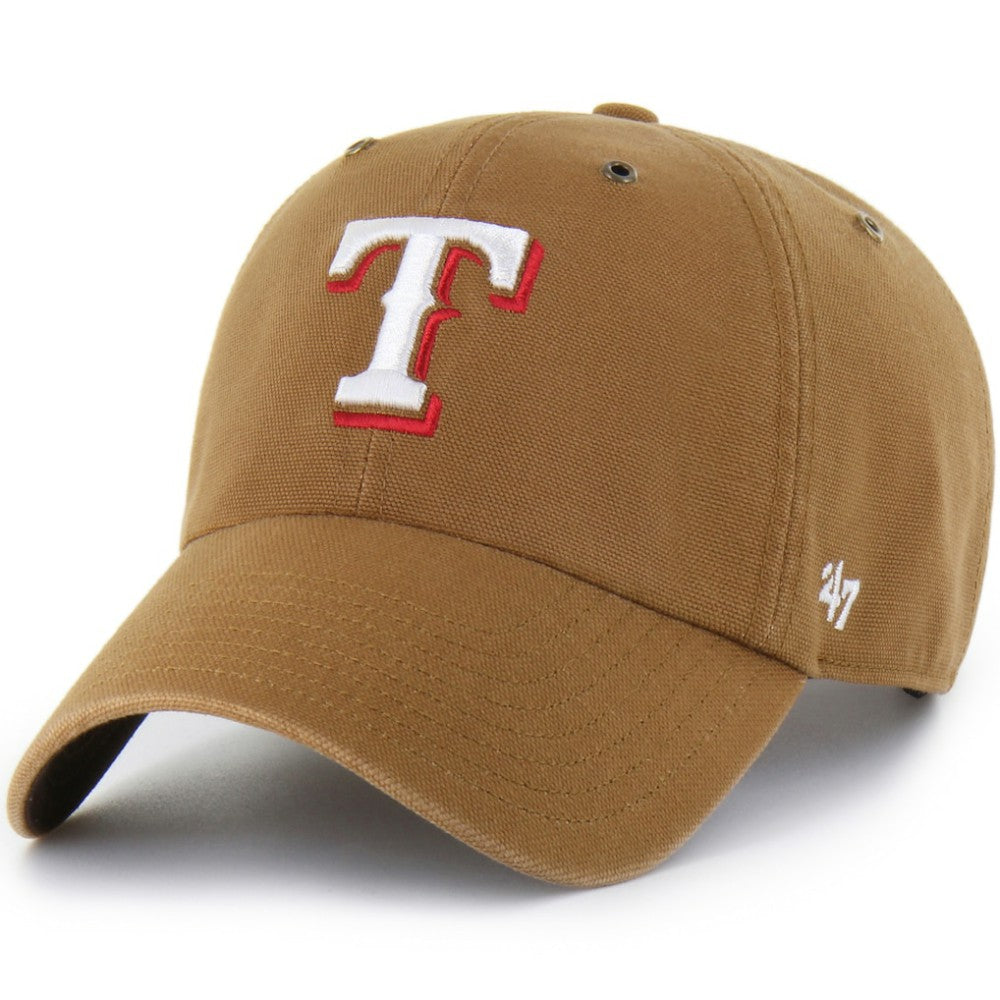 Texas Rangers Carhartt x '47 Clean Up Adjustable Hat | MLB On Sale