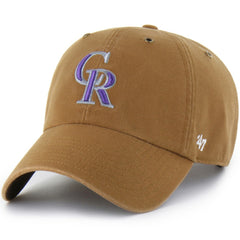 Colorado Rockies Carhartt x '47 Clean Up Adjustable Hat | MLB Online