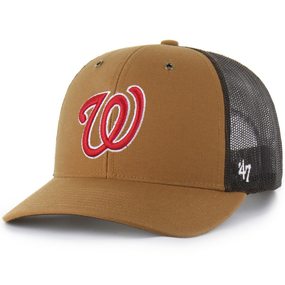 Washington Nationals Carhartt x '47 Trucker Adjustable Hat | MLB For sale