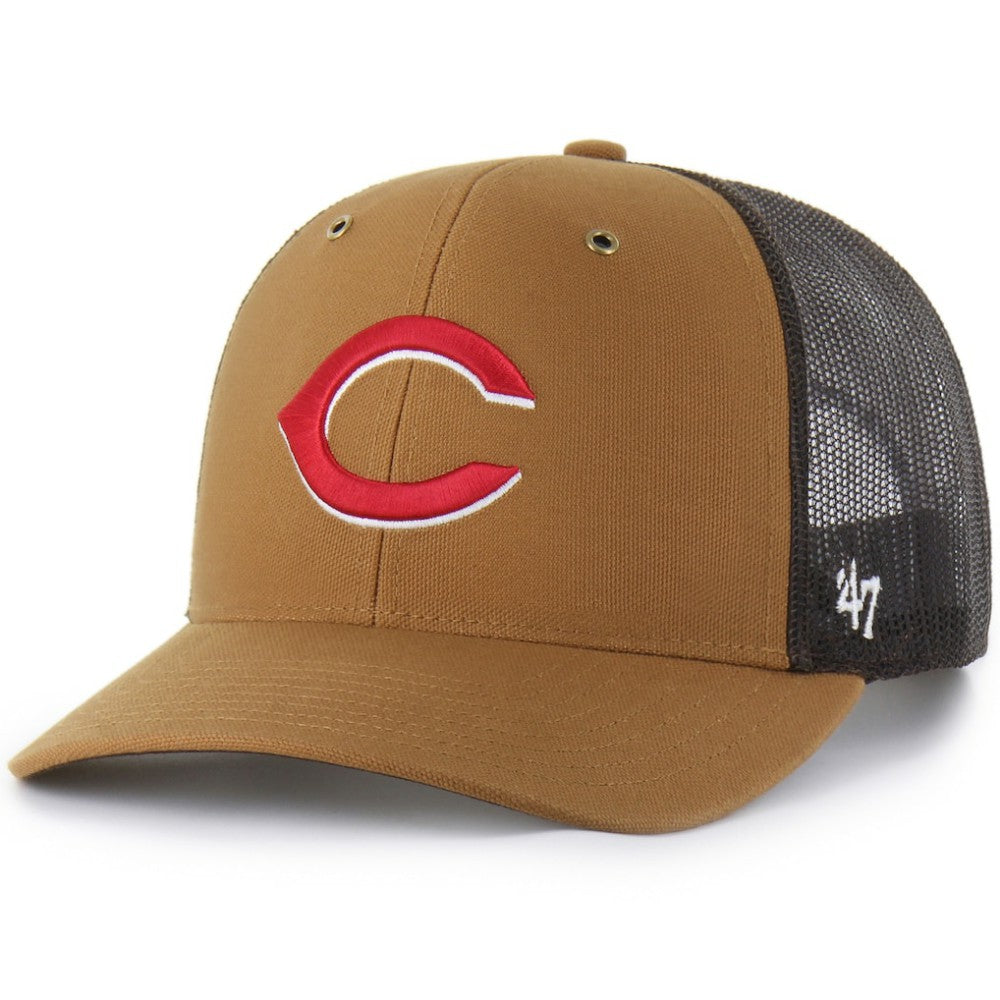 Cincinnati Reds Carhartt x '47 Trucker Adjustable Hat | MLB Discount