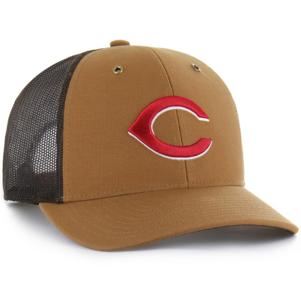 Cincinnati Reds Carhartt x '47 Trucker Adjustable Hat | MLB Discount