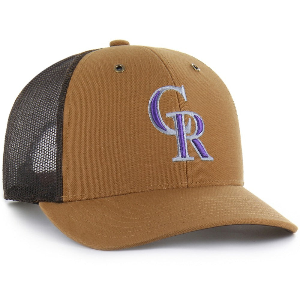 Colorado Rockies Carhartt x '47 Trucker Adjustable Hat | MLB US