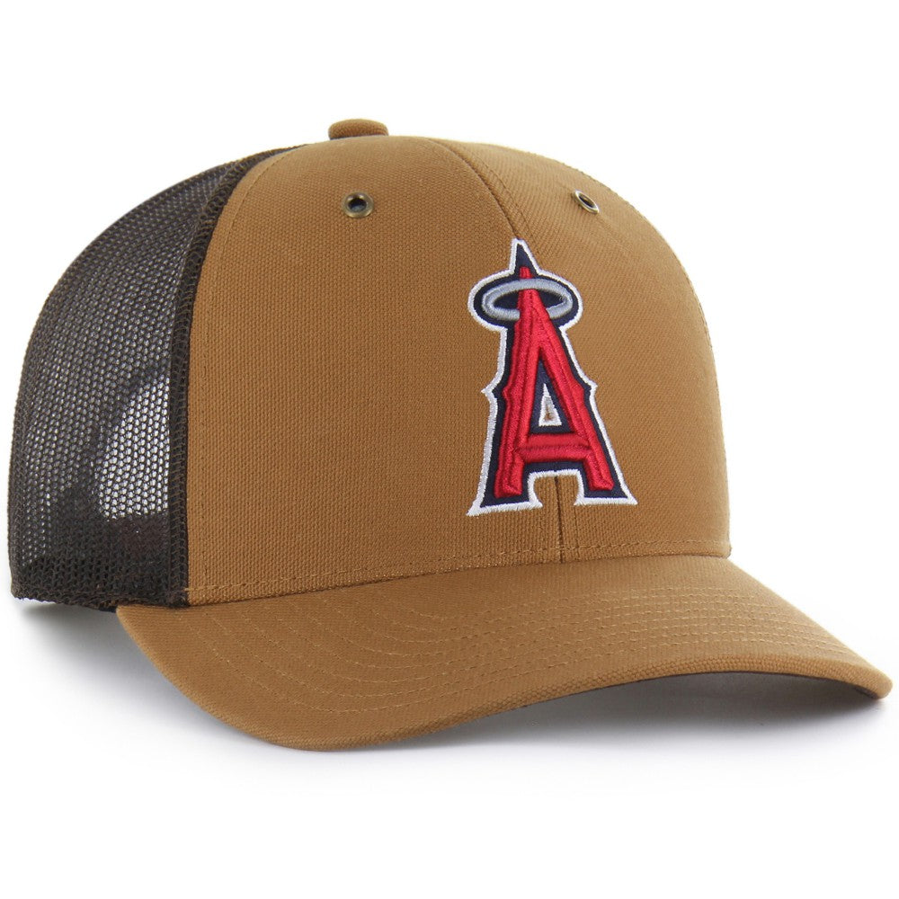 Los Angeles Angels Carhartt x '47 Trucker Adjustable Hat | MLB Discount