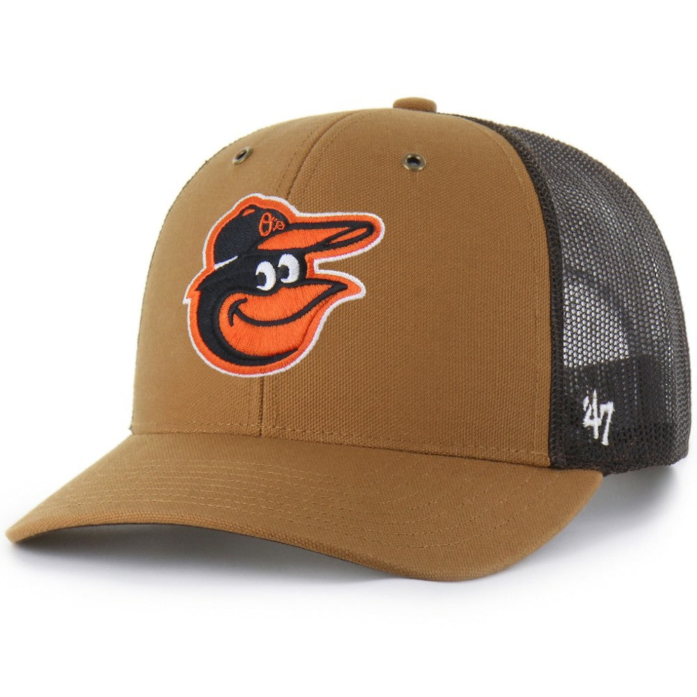 Baltimore Orioles Carhartt x '47 Trucker Adjustable Hat | MLB US