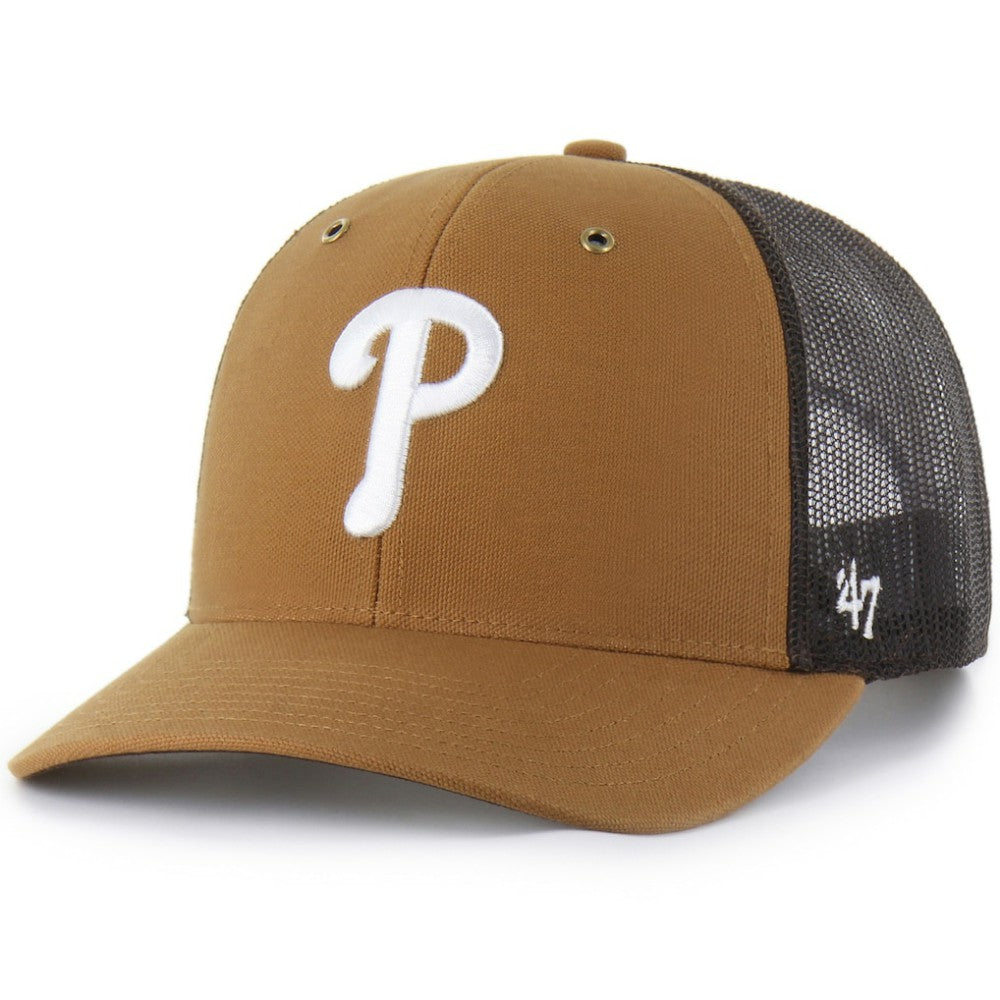 Philadelphia Phillies Carhartt x '47 Trucker Adjustable Hat | MLB For sale