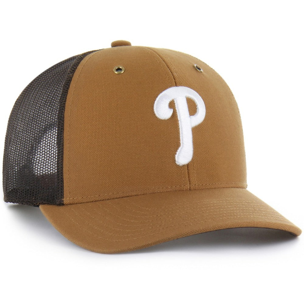 Philadelphia Phillies Carhartt x '47 Trucker Adjustable Hat | MLB For sale