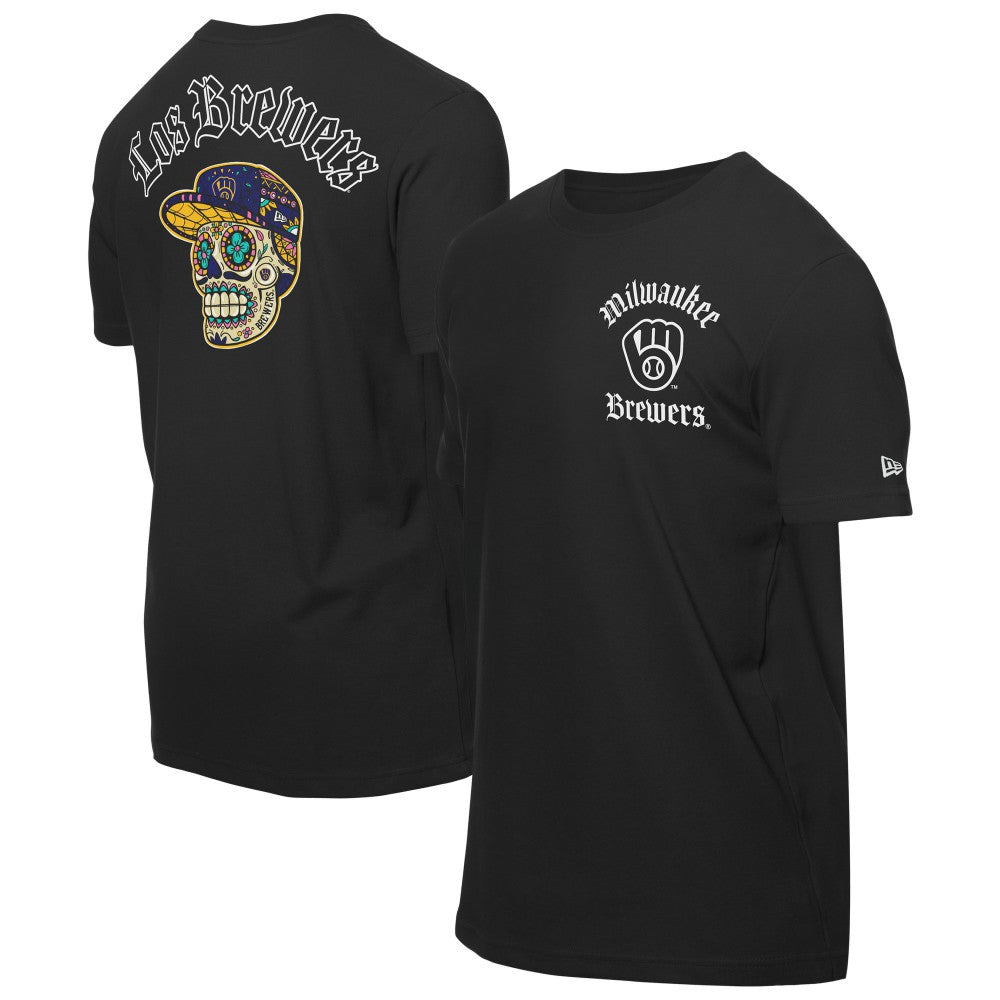 Milwaukee Brewers New Era Sugar Skulls T-Shirt | MLB Shop
