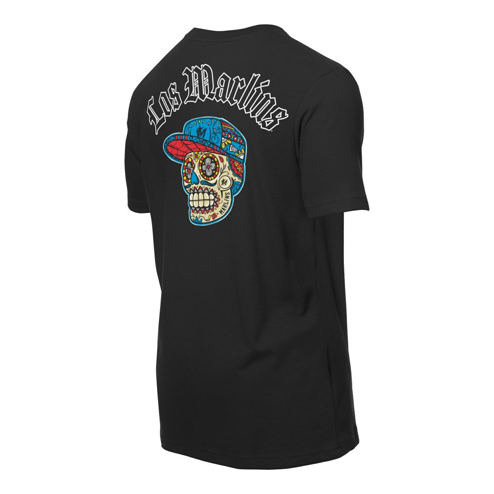Miami Marlins New Era Sugar Skulls T-Shirt | MLB Discount