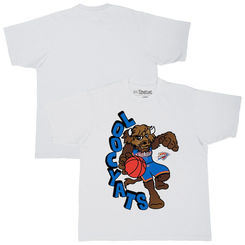 Oklahoma City Thunder Stadium Essentials NBA x Staycool Mascot Oversized T-Shirt Discount