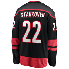 Logan Stankoven Carolina Hurricanes Fanatics Home Breakaway Jersey Discount
