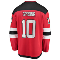 Daniel Sprong New Jersey Devils Fanatics Home Breakaway Jersey Sale