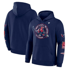 Alexander Ovechkin Washington Capitals Fanatics NHL All-Time Leading Goal Scorer Badges Pullover Hoodie Outlet