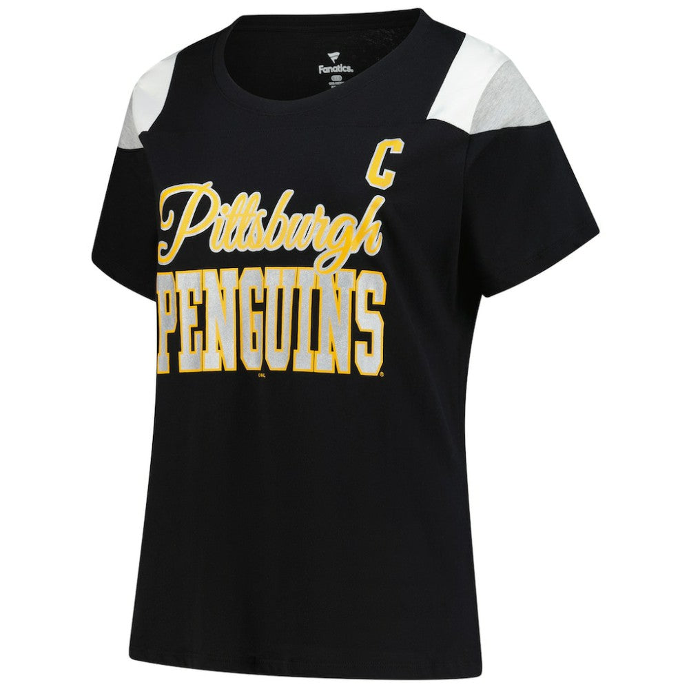 Sidney Crosby Pittsburgh Penguins Fanatics Women's Plus Size Name & Number Scoop Neck T-Shirt Online