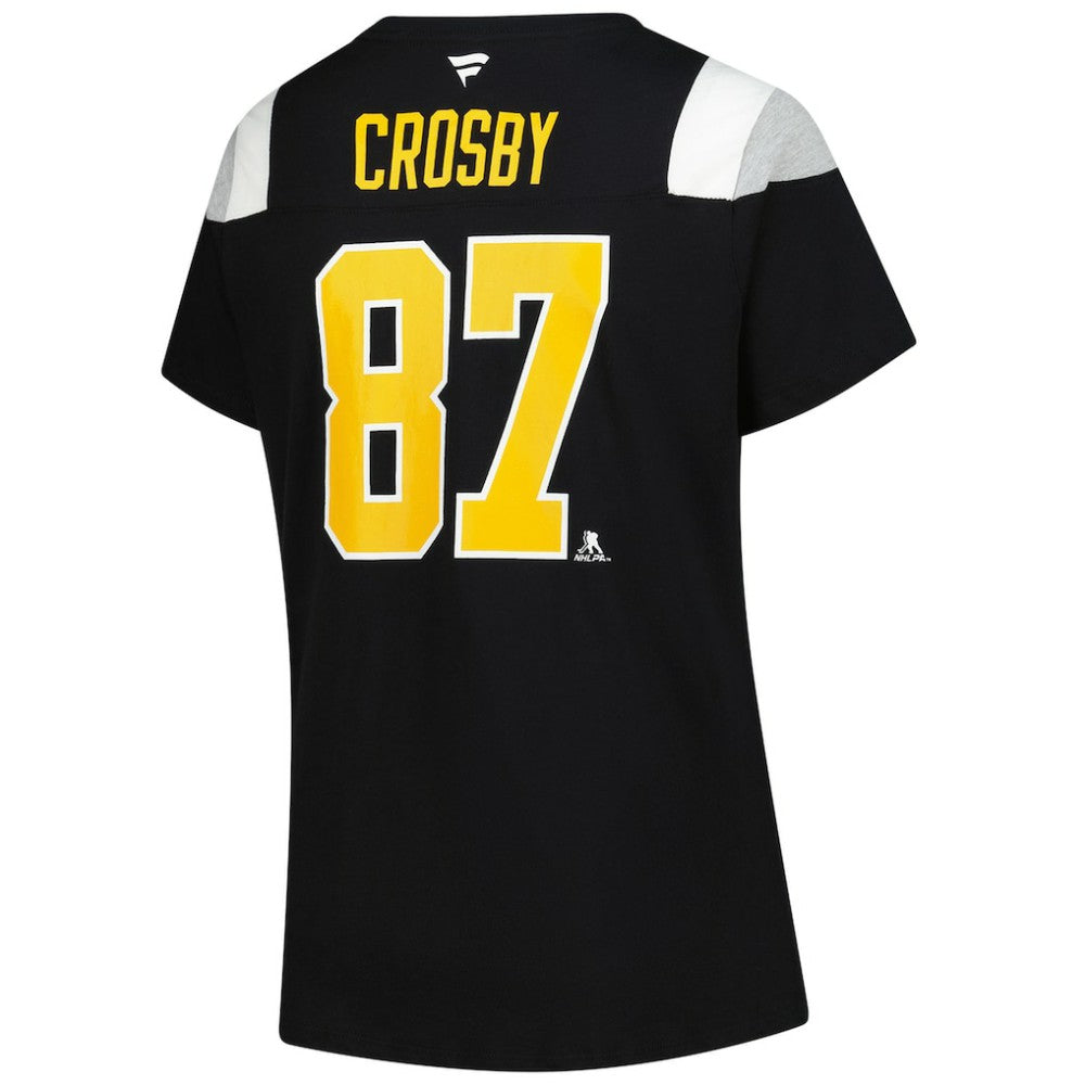 Sidney Crosby Pittsburgh Penguins Fanatics Women's Plus Size Name & Number Scoop Neck T-Shirt Online