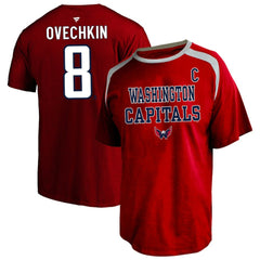 Alexander Ovechkin Washington Capitals Fanatics Women's Plus Size Name & Number Scoop Neck T-Shirt Discount