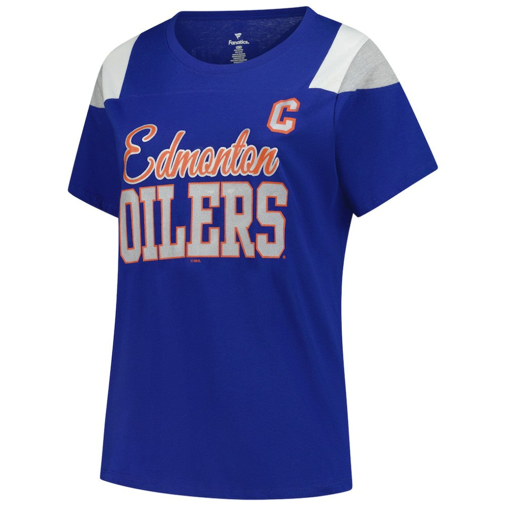 Connor McDavid Edmonton Oilers Fanatics Women's Plus Size Name & Number Scoop Neck T-Shirt Sale