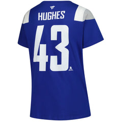 Quinn Hughes Vancouver Canucks Fanatics Women's Plus Size Name & Number Scoop Neck T-Shirt On Sale
