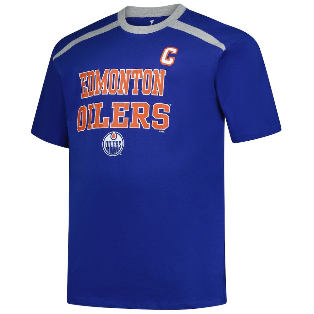 Connor McDavid Edmonton Oilers Profile Big & Tall Name & Number T-Shirt Discount